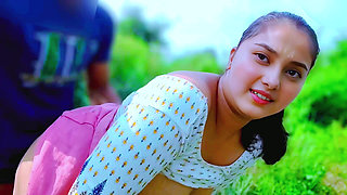 Desi village Cute Maid Fucked By her boss for much salary, desi cute maid fucking in outdoor jungle hindi