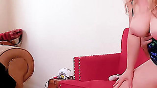 Sitting on My Stepson's Cock in the Living Room