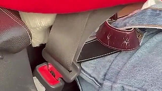 On the Highway I Make the Uber Driver Cum