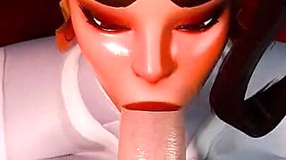 Overwatch Vendetta Sloppy Blowjob POV 3D Animation Rule34