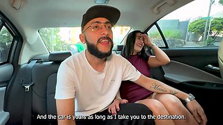 My Cuckold Husband Makes Me Fuck the Uber to Pay off His Debt! Kylei Ellish and Dani Clark
