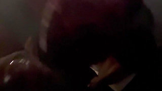 Fat Black Husband Blows Load on Jamaican Ebony Wife