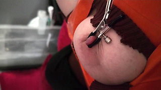 Part 3 - Tape Bondage, Pantyhose Layering, Nipple BDSM, Orgasms