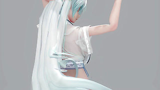 [mmd] Yanhe Qianzhan Erotic Ancient Style Hanfu Big Tits Shake the Pussy to Reveal the Succubus Pattern