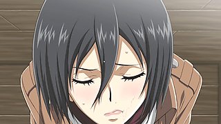 Amateur Mikasa Ackerman gives a mind-blowing blowjob in this Asian hentai