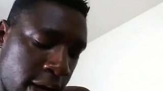 French amateur threesome with BBC creampie and facial cumshot