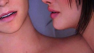 Stepsister and Stepbro Share a Bed in a Hotel room - 3D Hentai Animated Porn - Milfy City