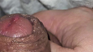 Step mom hand help step son dick with low erection