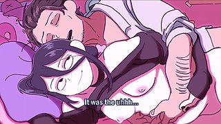 Cute booty step-sis wants her big step-bro cock so bad before going to bed