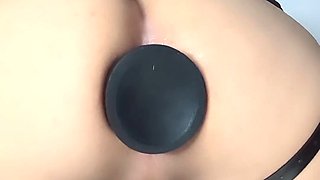 Ladyboy Masturbation Fun with Big Toys