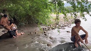 Outdoor Sex. I Take Advantage Of The Fact That My Best Friends Wife Is A Whore To Fuck Her While We Are At The Lake