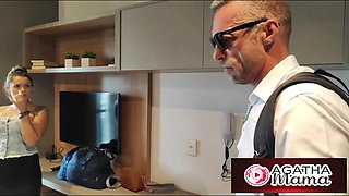 Stepmom Was Not at Home and I Ate My Sister-in-law's Ass