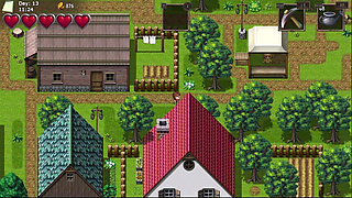 Fucking the Horny Farmer's Tits