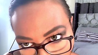 Sexy teen ebony solo toy masturbation