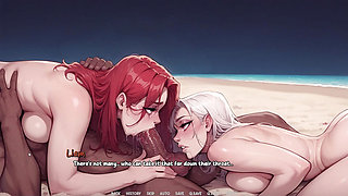 Foursome Interracial Sex on a Beach Shadows of Ambition #21 Gameplay