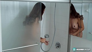 Sultry Mallory Knight captivates with mature passion in intense youthful play