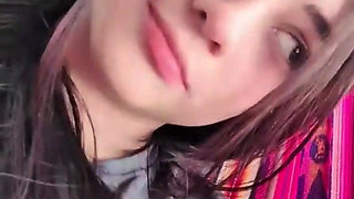 Colombian Latina Masturbates and Touches Her Big Tits