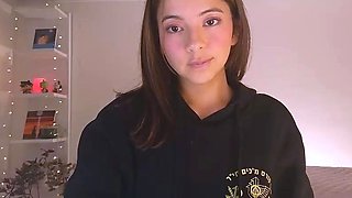 Shy brunette homemade amateur webcam teen