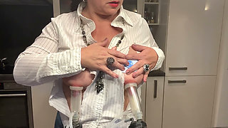 49-year-old MILF Still Bottles Breast Milk