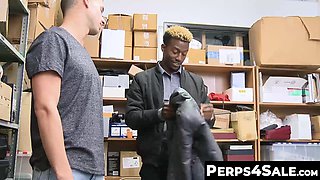 Jock Thief Gets deep pounded deep by BBC for Stealing from Store