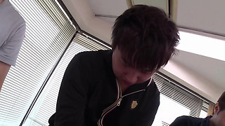 Horny Asian Gets Vibrator and Hard Cock in Her Pussy