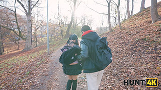 HUNT4K. Japanese slutty tourist Sakura loved random sex with a stranger in public