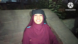 Muslim unusual grill with sister-in-law Full face full with brother-in-law