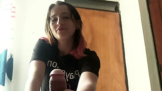 MY STEPSISTER CATCHES MASTURBATING ME ASKS ME TO HERPART 1