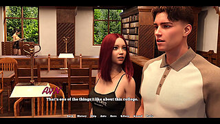 Law College - the Librarian Likes to Show Cleavage to Her Students