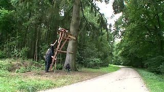 German BDSM Anal Destruction - Deep Creampie & Rough Bondage