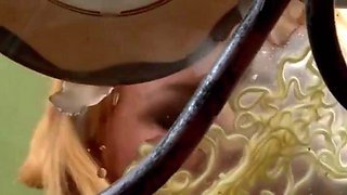 Latex and ingratiatingly hot fetish actions: Toy, Bondage  Bdsm Porn