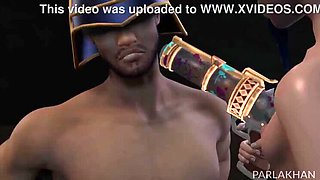 Busty Jinx from League of Legends Gets Anal and Blowjob - 3D Rule 34 Sex