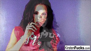 Sexy Kirsten Price hot orange toy solo
