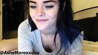 Cute blonde amateur webcam teen masturbating