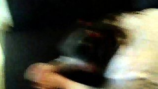 Amateur brunette in latex lingerie fucks hardcore in kitchen