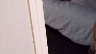 Peeking Roommate Wet Fantasy Fuck with Captions