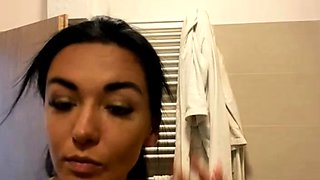 Hottest brunette solo webcam masturbation 2