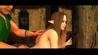 Dragonborn Pounding A Tavern Girl - Skyrim Parody
