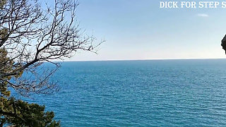 Fuck me please while no one sees, sex in nature in the mountains.