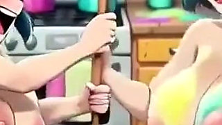 Funny Women Cooking, Ai Animation