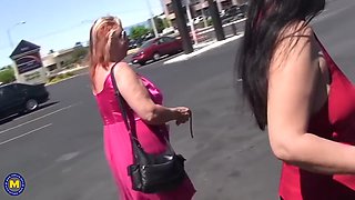 Chunky Mature Slut Getting Fisted In The Garden With Slut Deb