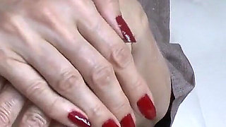 Beautiful Red Fingernails Showcase and Masturbation Inside Your Pants, Part 1 - Lady Victoria Valente