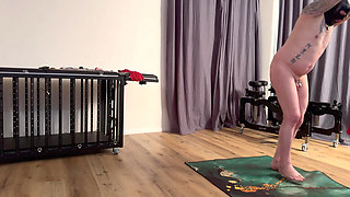 Real Femdom: I Punish My Slave   Spanking & Submission