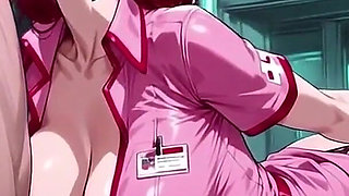 Anime Nurse Cyberpunk Ai