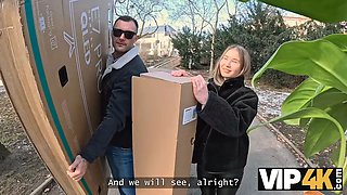 Vip4k. innocent and curvy beauty amalia davis gone wild with her neighbour