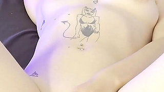 A Seductive Striptease and Deep-throat Dildo Action with a Powerful Squirt