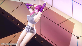 Mmd Mamamoo - Starry Night Evelynn Sexy Striptease League of Legends Hentai Uncensored