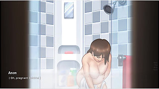 Summertime Saga - Debbie Shower and Nipple Slips