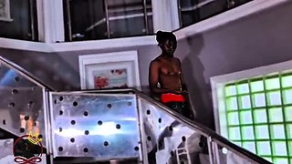 Africankween Big Round Ass Fucked Hard by BBC in Intense Cowgirl Riding