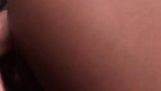 Cashmer Minage ebony skin has interracial sex to enjoy cum